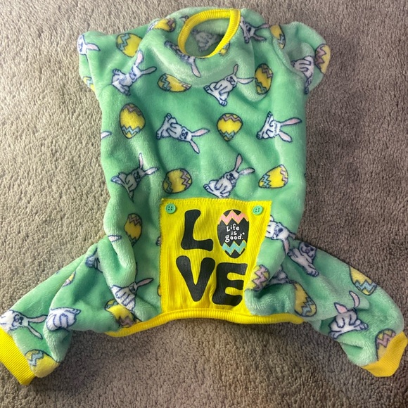 Life Is Good Other - Easter Fleece Pajamas for Small Dog Life is Good